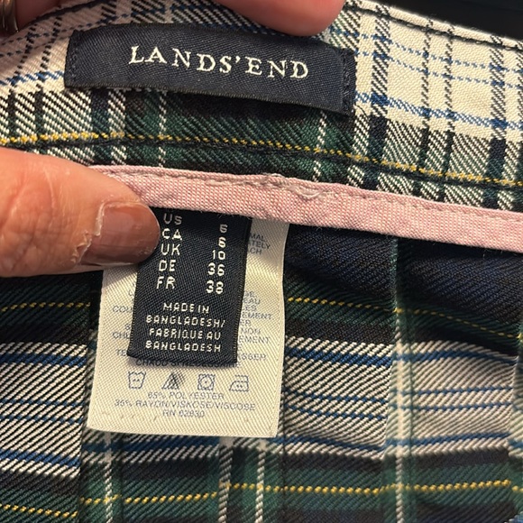 COPY - Lands End plaid uniform skirt size 6 - Picture 5 of 6